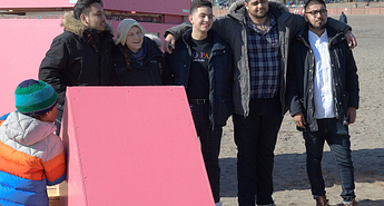 Centennial Arts Students Bring Their Work to the Waterfront with Winter Stations Image